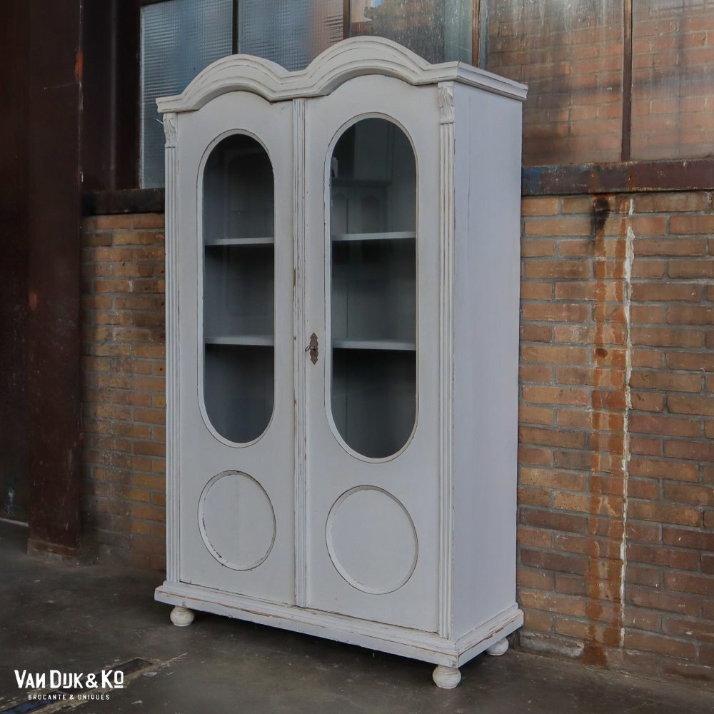 Brocante vitrinekast - Afbeelding 2