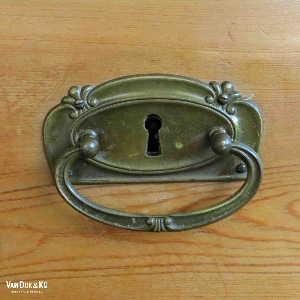 Houten brocante kaptafel - Afbeelding 8
