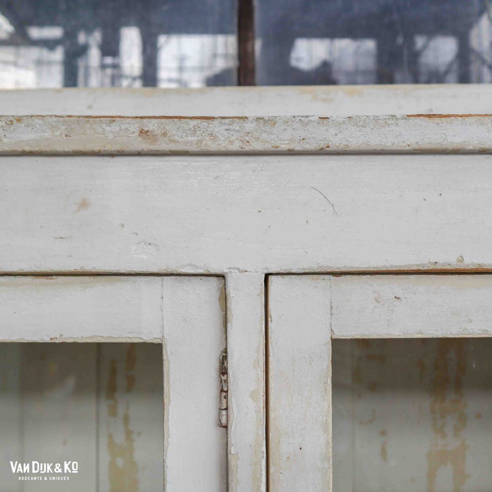Brocante witte buffetkast - Afbeelding 5