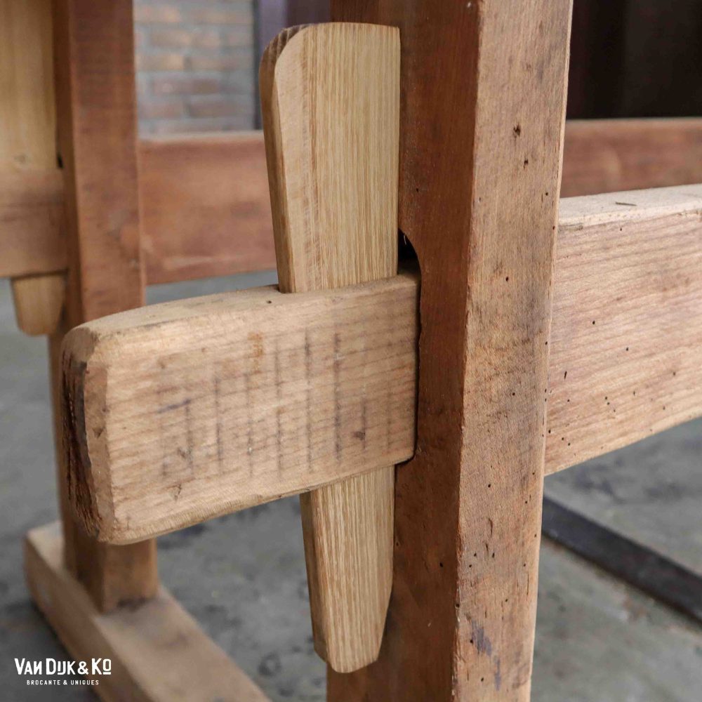 Brocante Hongaarse werkbank - Afbeelding 11