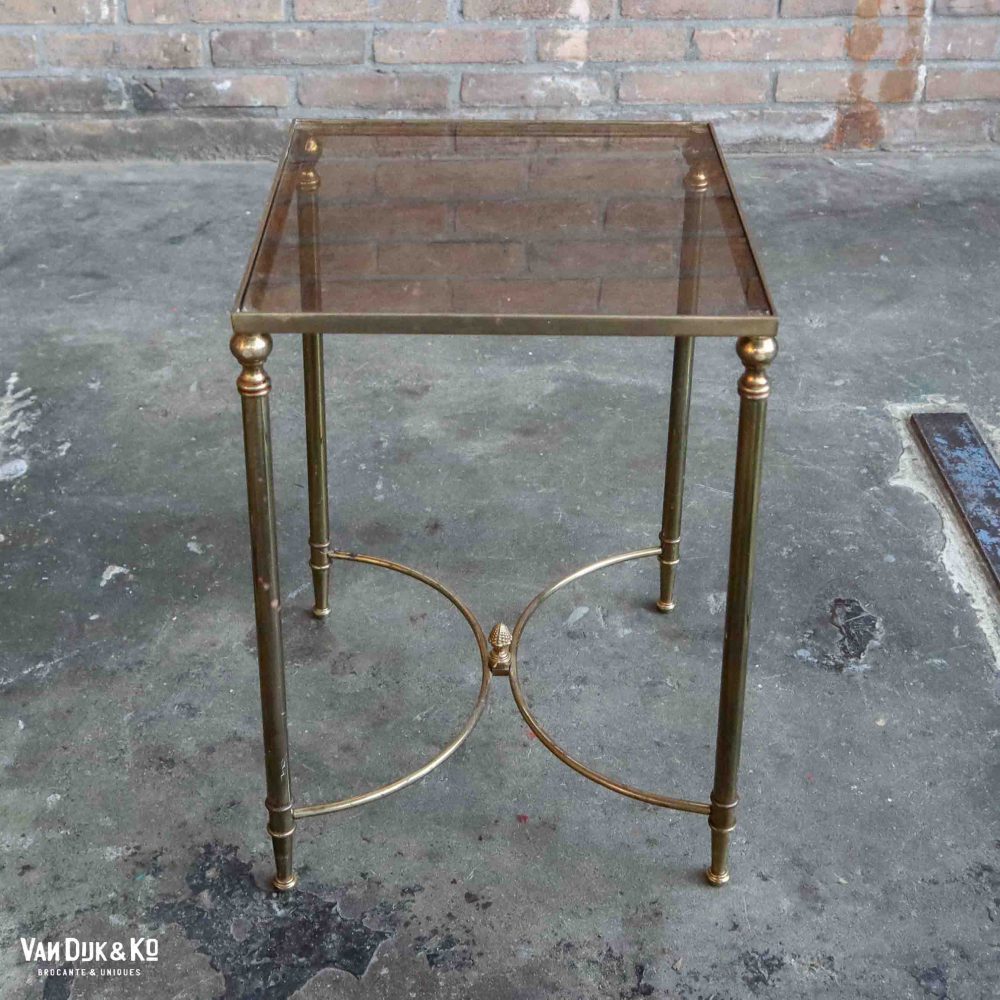 Vintage bijzettafeltjes - 2 stuks - Afbeelding 4