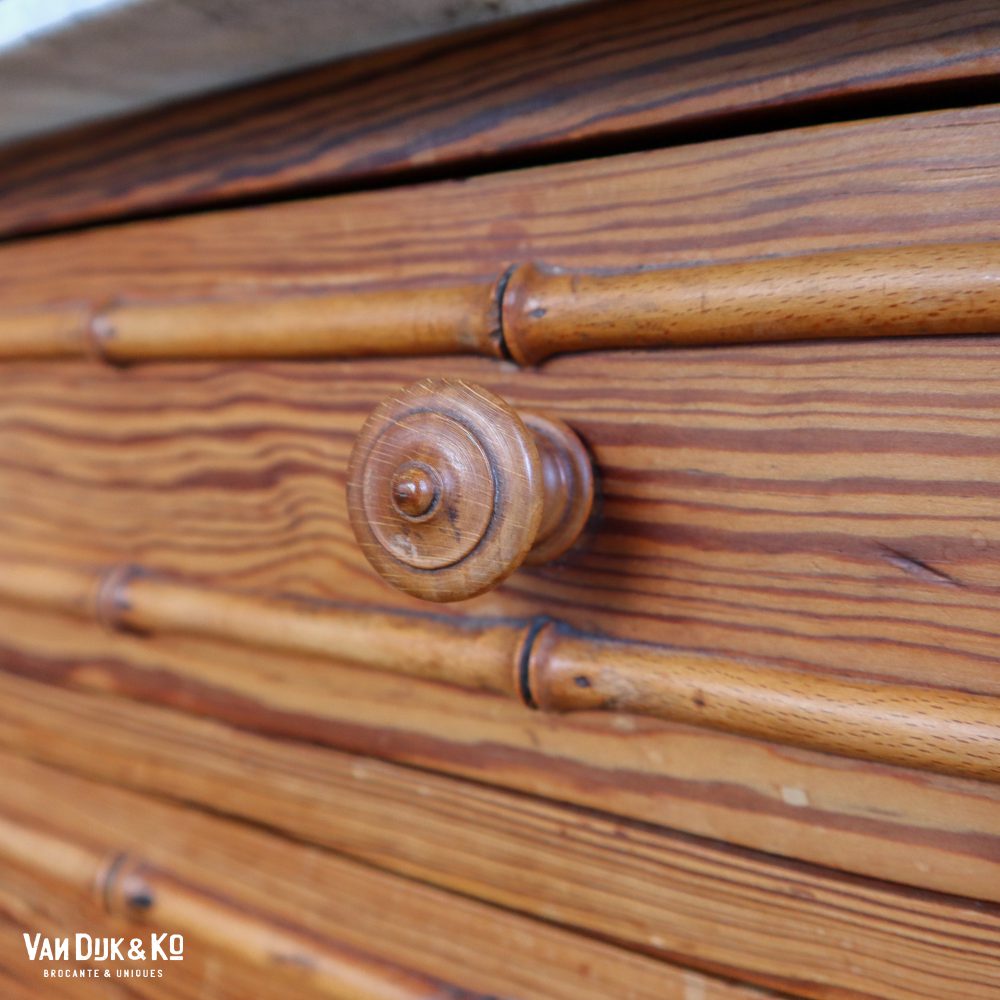 Faux bamboo ladekast - Afbeelding 10