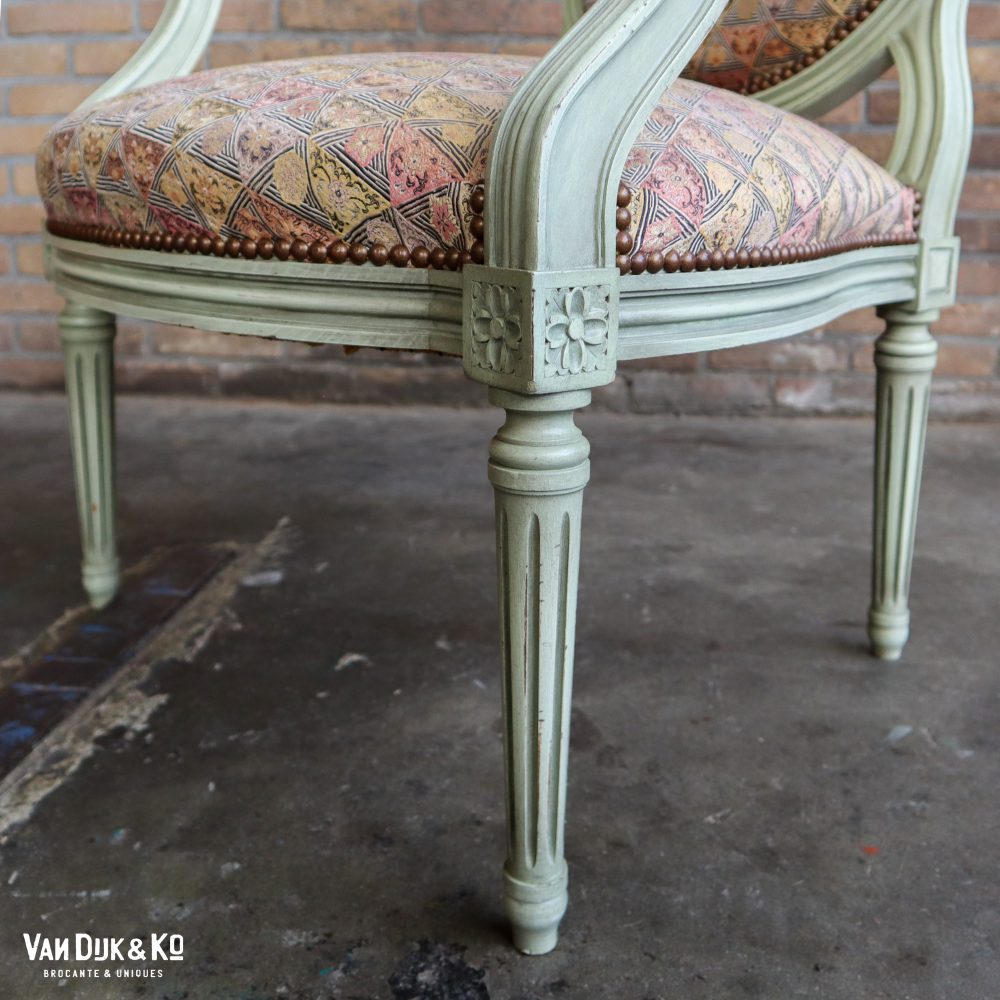 Vintage Louis XV stoel - Afbeelding 6