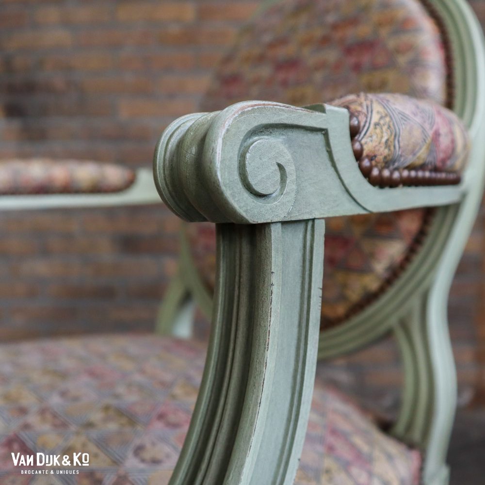 Vintage Louis XV stoel - Afbeelding 5