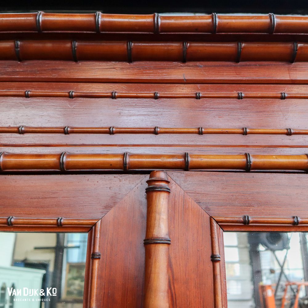 Faux bamboo spiegelkast - demontabel - Afbeelding 7