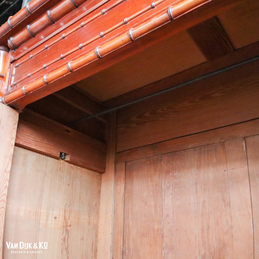Faux bamboo spiegelkast - demontabel - Afbeelding 4