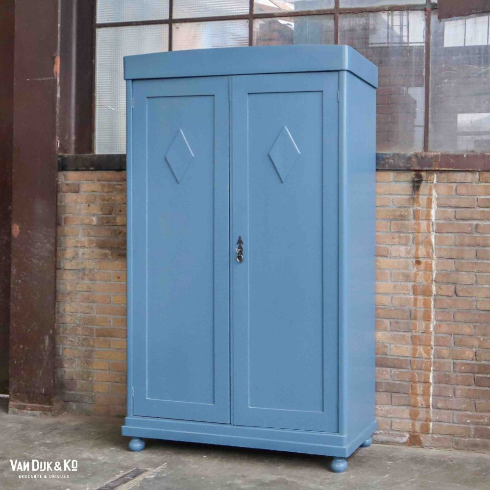 Blauwe linnenkast - Afbeelding 3