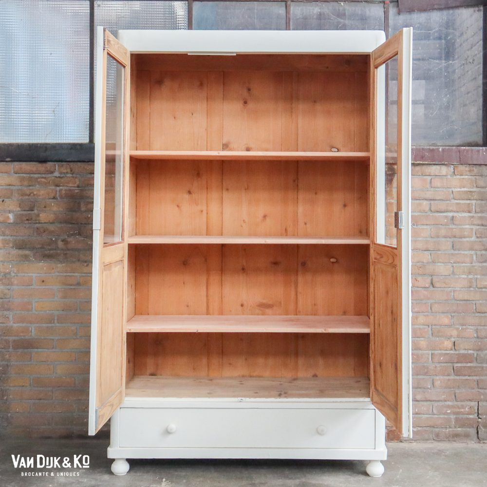 Brocante vitrinekast - Afbeelding 4
