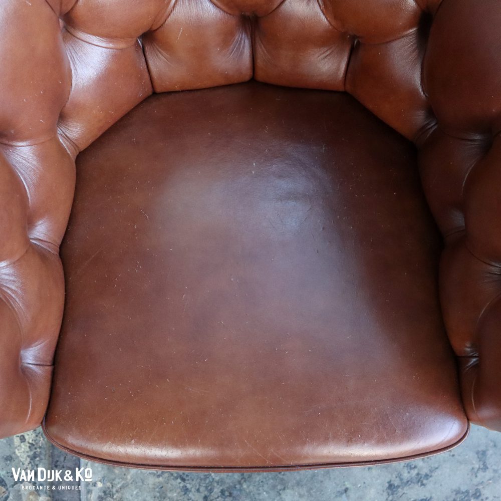 Leren vintage fauteuils - Afbeelding 6