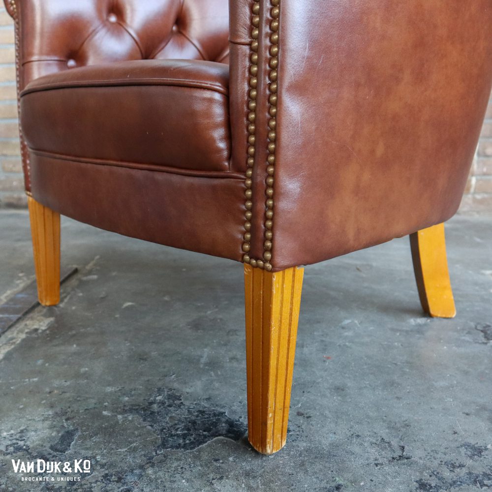 Leren vintage fauteuils - Afbeelding 11