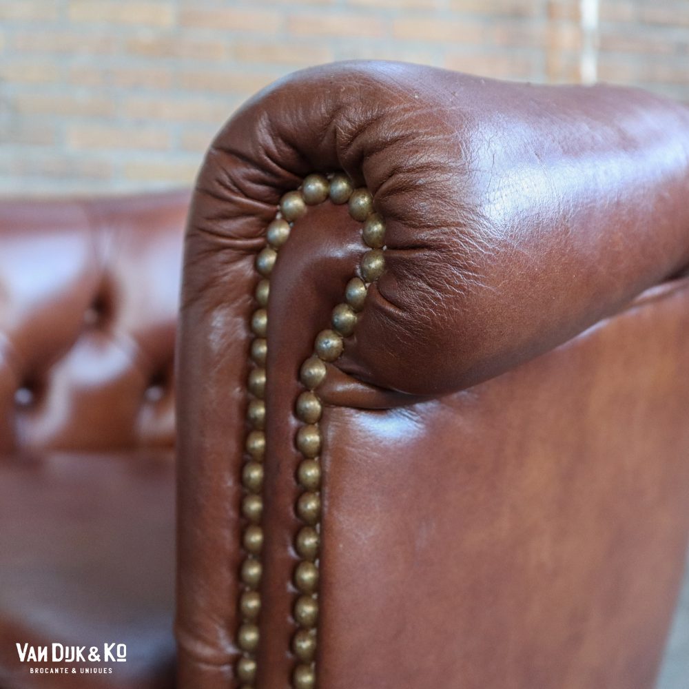 Leren vintage fauteuils - Afbeelding 9