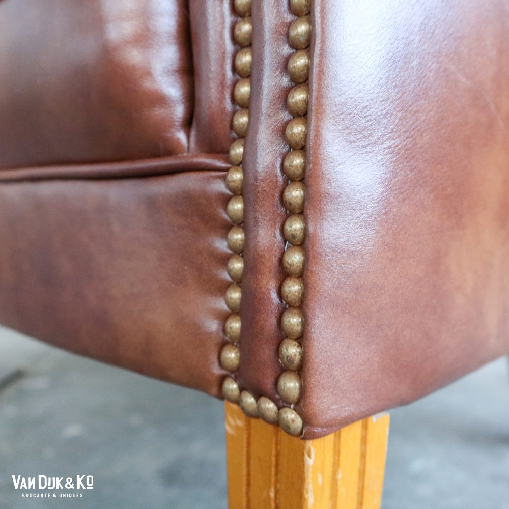 Leren vintage fauteuils - Afbeelding 10