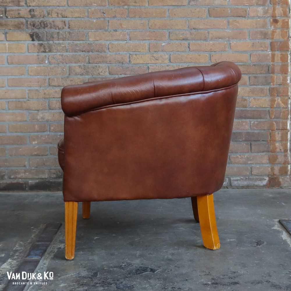 Leren vintage fauteuils - Afbeelding 3