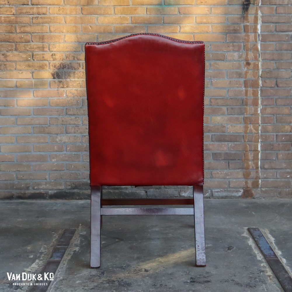 Leren vintage stoel - Afbeelding 10