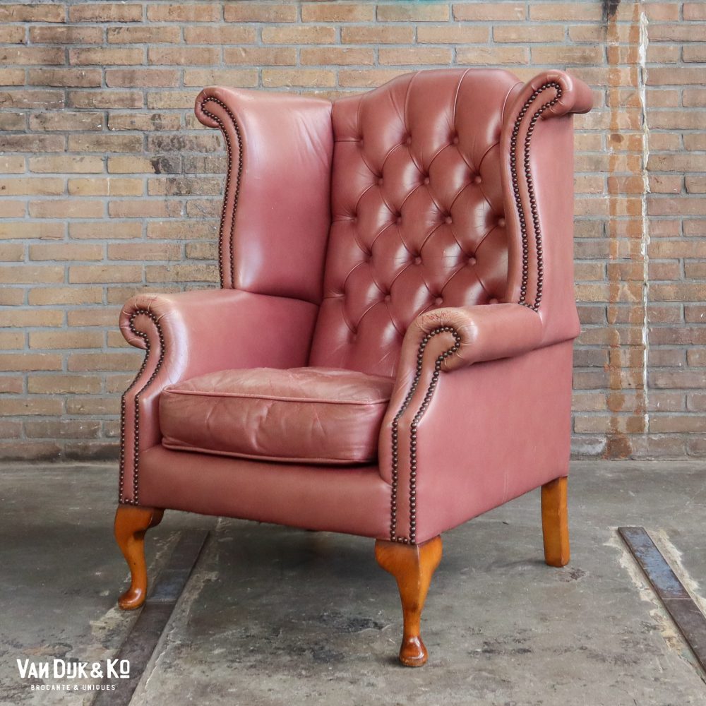 Leren vintage fauteuil