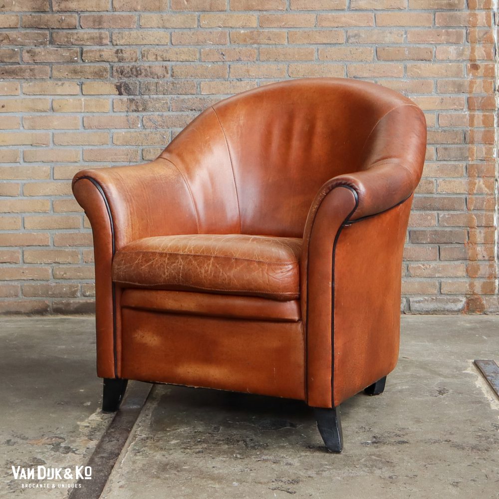 Leren vintage fauteuils - Afbeelding 2