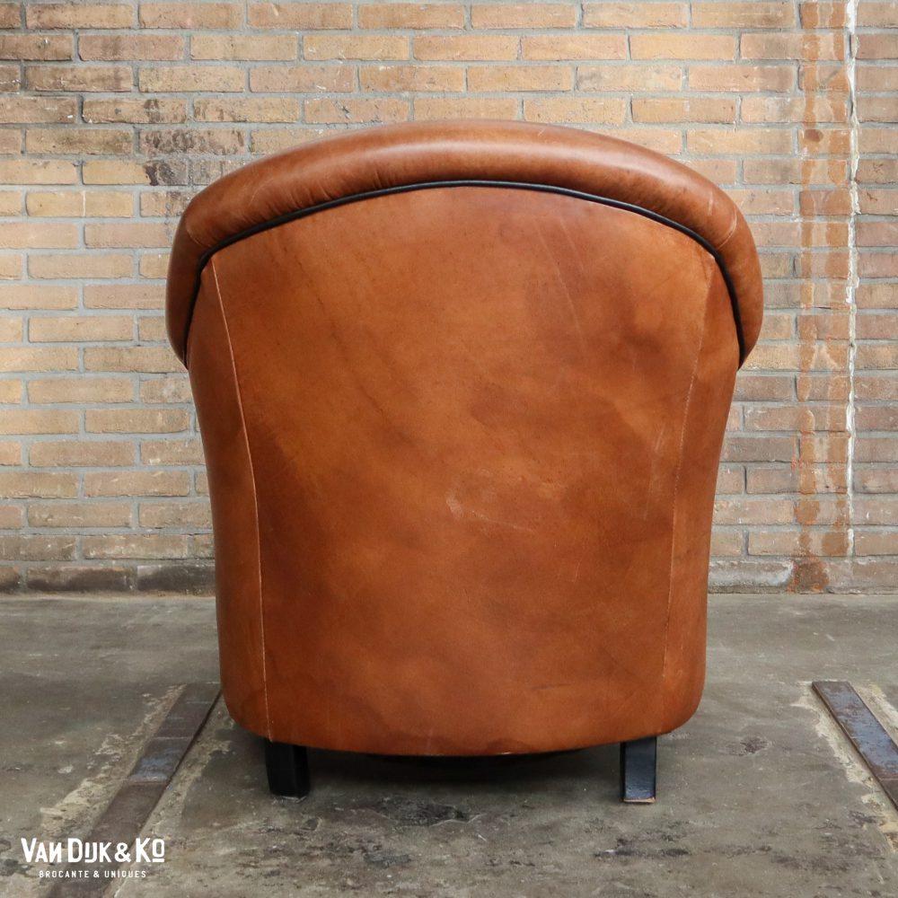 Leren vintage fauteuils - Afbeelding 4