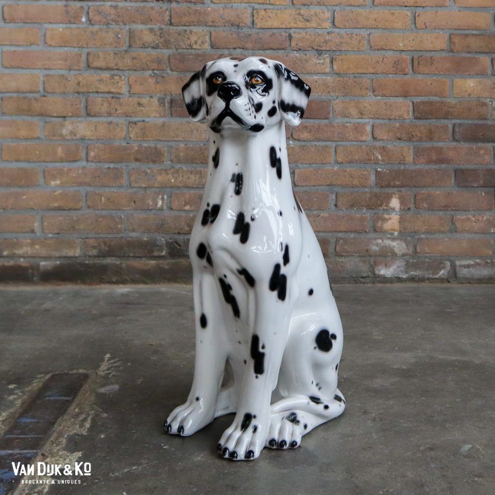 Vintage hond van Italiaans keramiek - Afbeelding 2