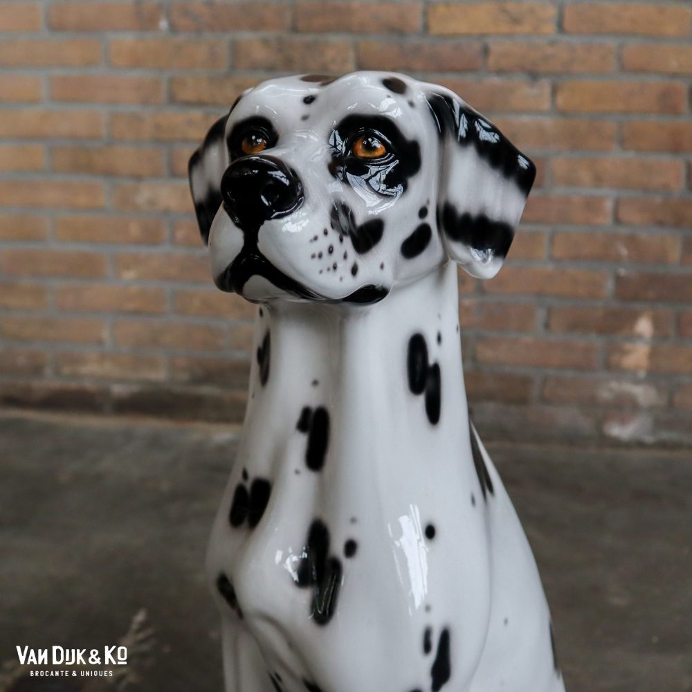 Vintage hond van Italiaans keramiek - Afbeelding 3