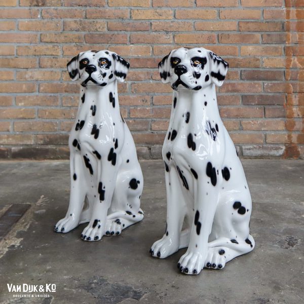 Vintage hond van Italiaans keramiek