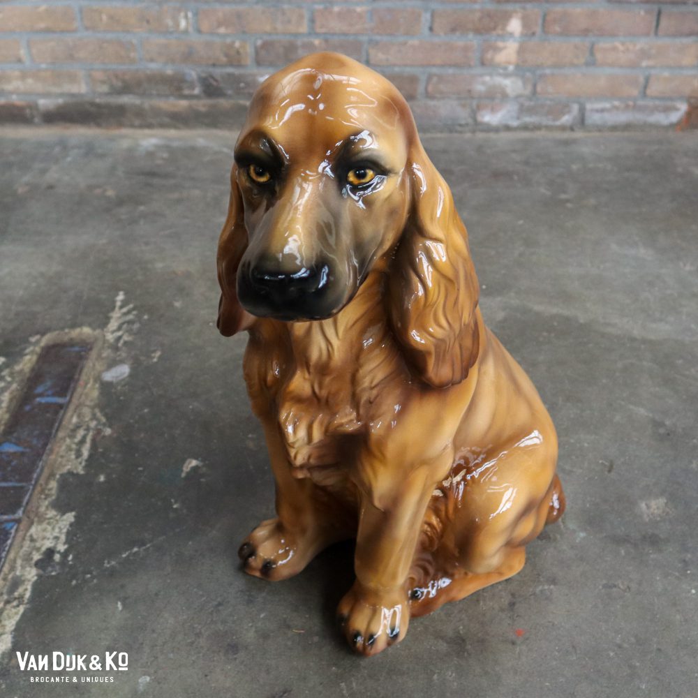 Vintage hond van Italiaans keramiek - Afbeelding 4