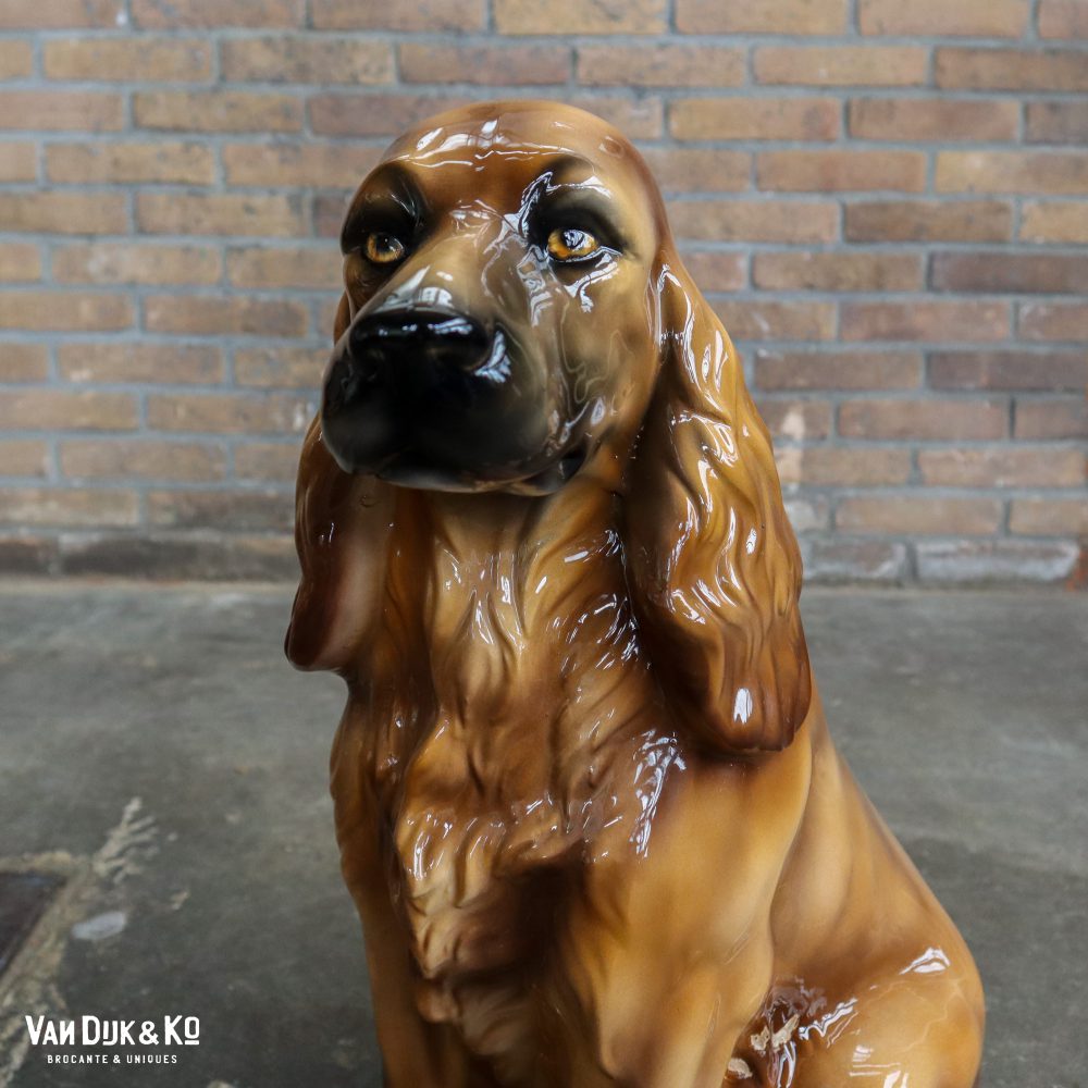 Vintage hond van Italiaans keramiek - Afbeelding 2