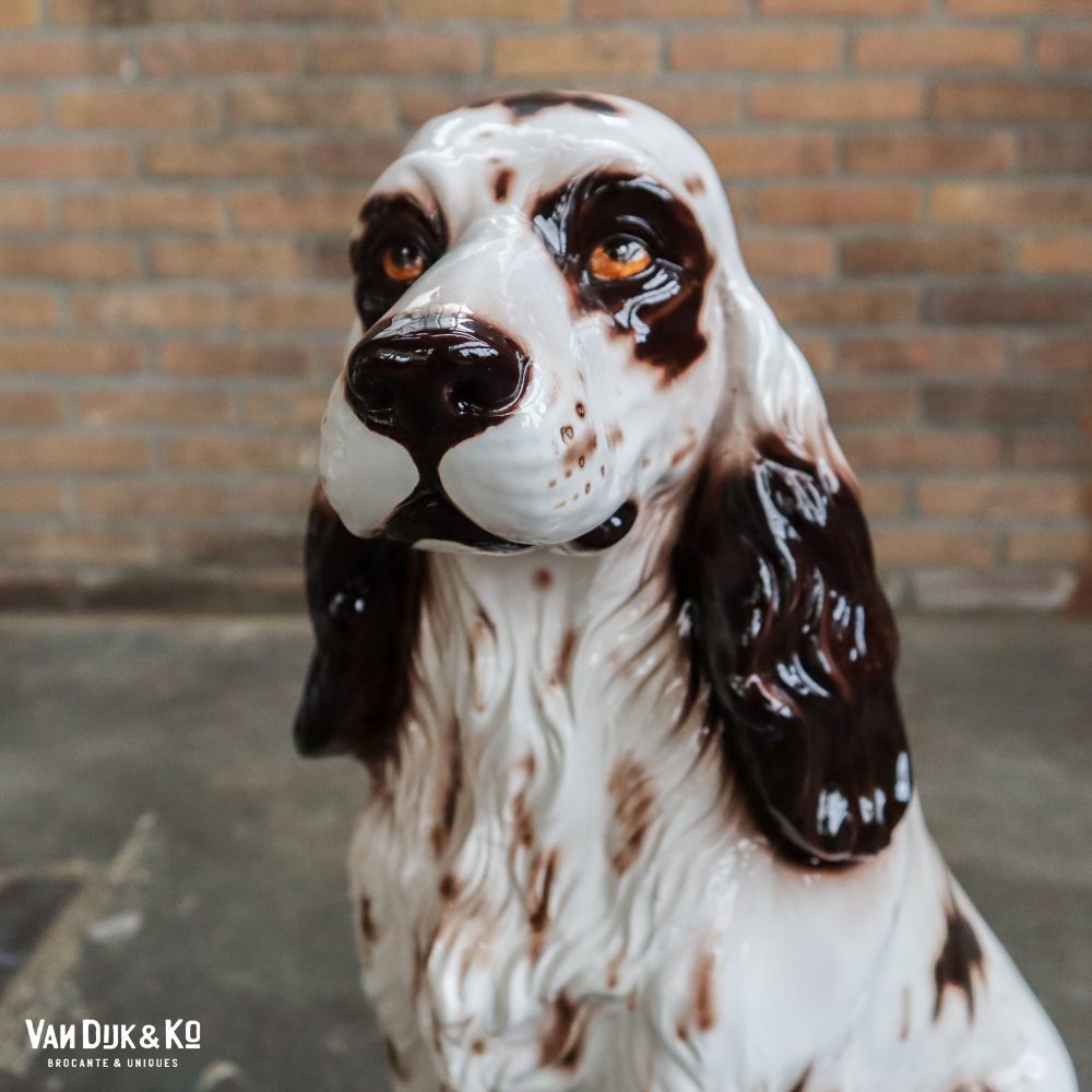 Vintage hond van Italiaans keramiek - Afbeelding 3