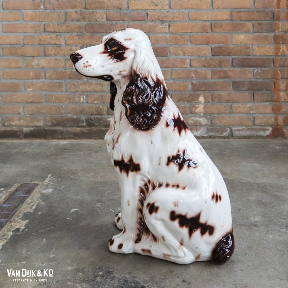 Vintage hond van Italiaans keramiek - Afbeelding 5