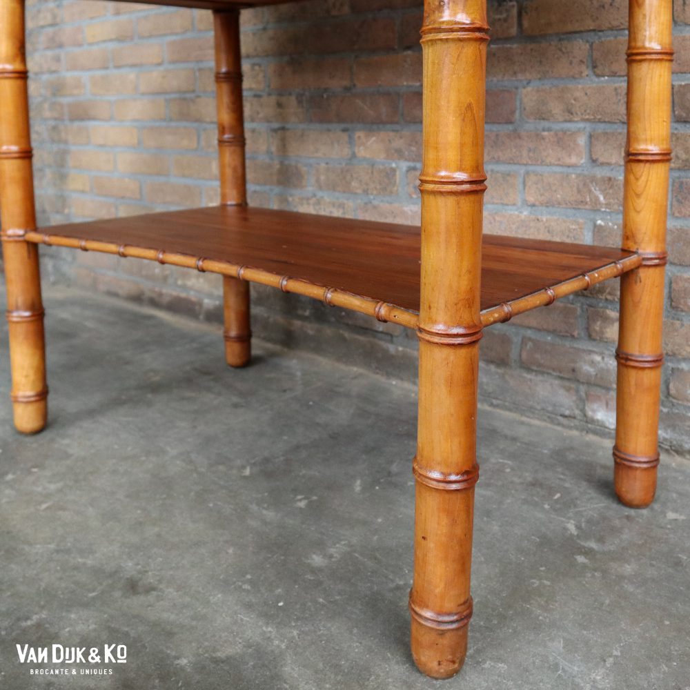 Faux bamboo kaptafel - Afbeelding 11
