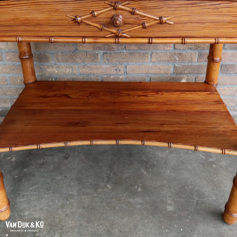 Faux bamboo kaptafel - Afbeelding 9