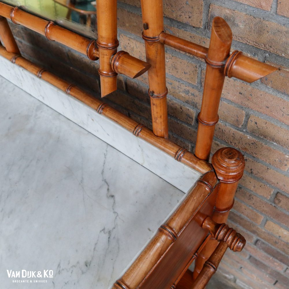 Faux bamboo kaptafel - Afbeelding 7