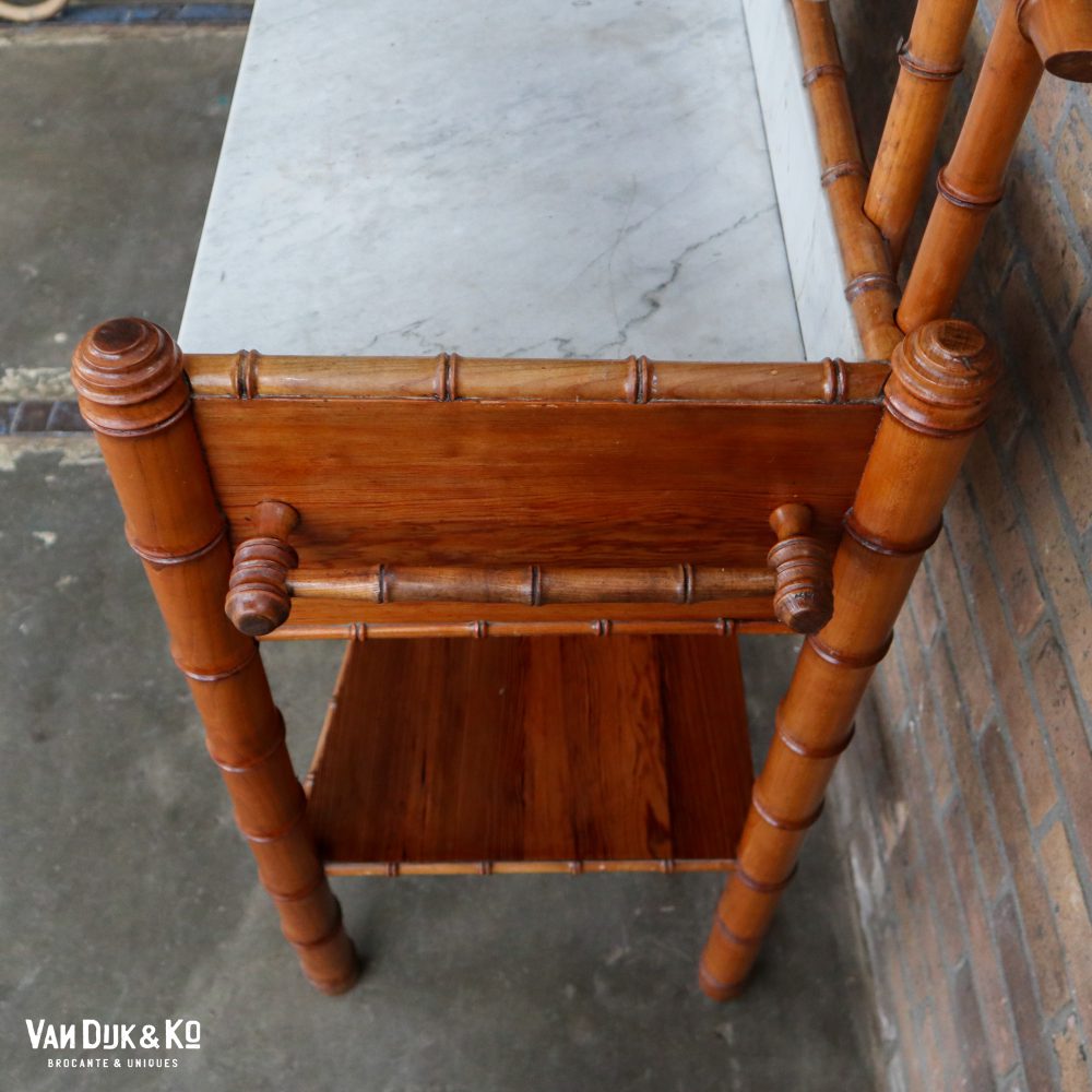 Faux bamboo kaptafel - Afbeelding 5