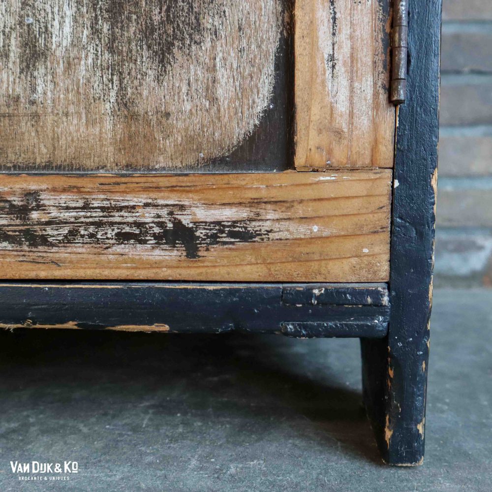 Brocante kastje - handbeschilderd - Afbeelding 10