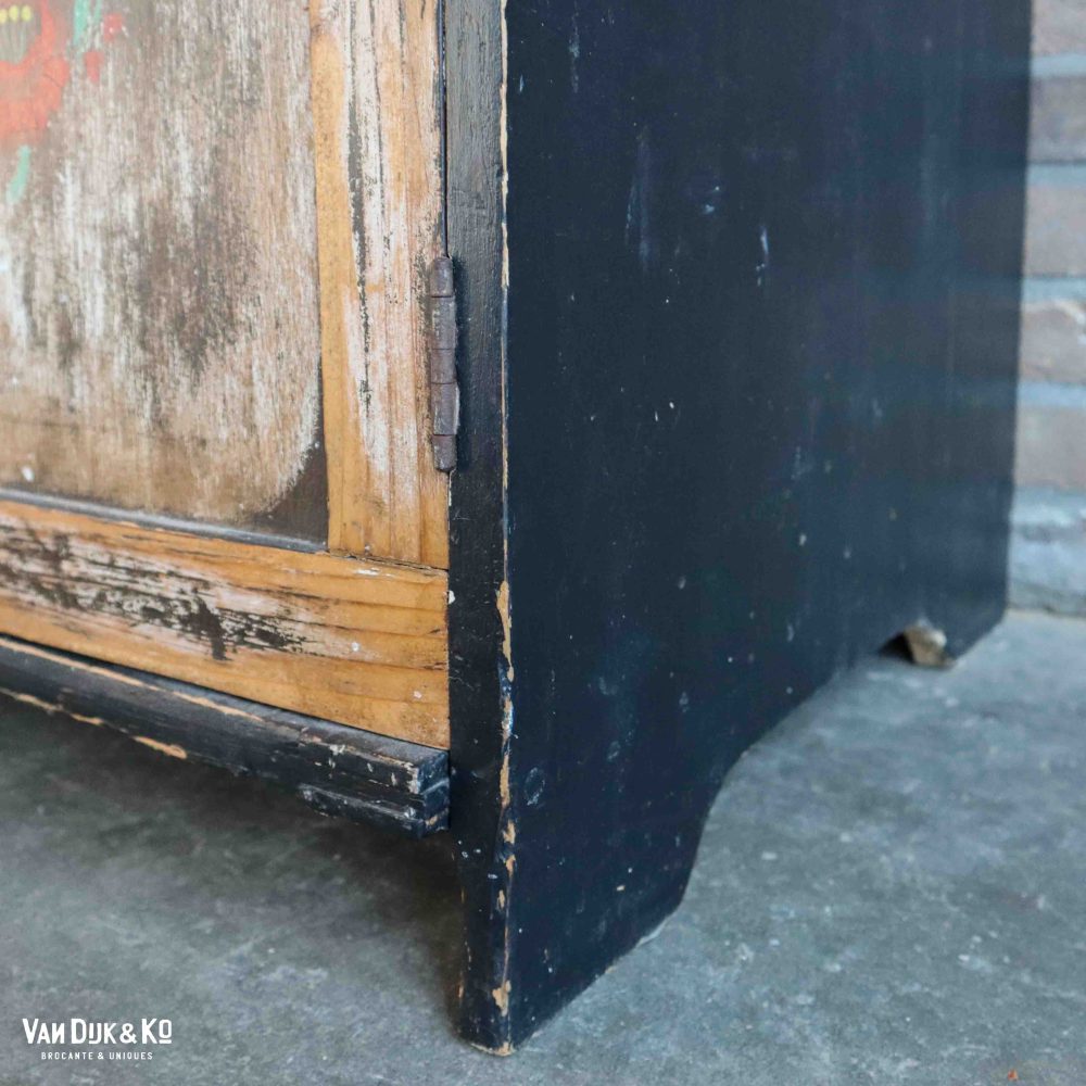 Brocante kastje - handbeschilderd - Afbeelding 11