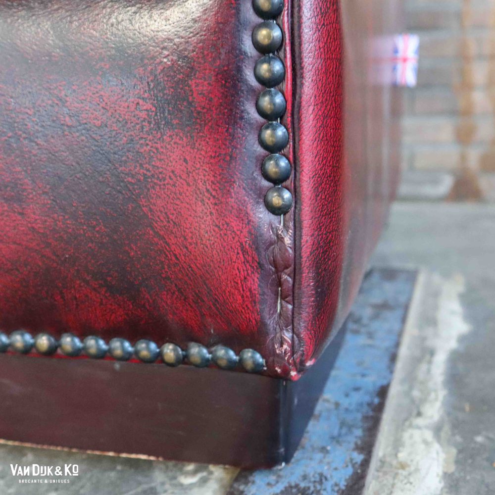 Leren Chesterfield bank - Afbeelding 10