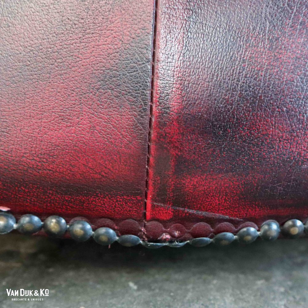 Leren Chesterfield bank - Afbeelding 8