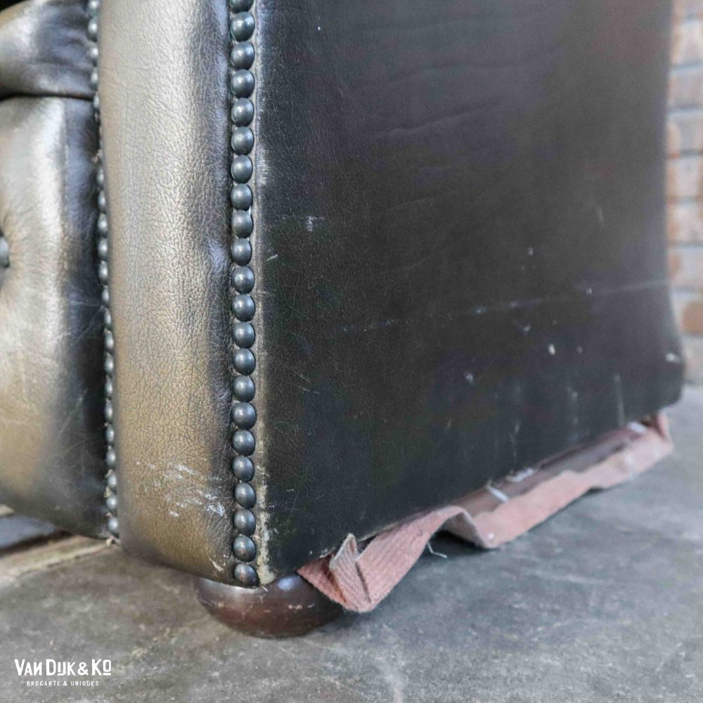 Leren Chesterfield bank - Afbeelding 11