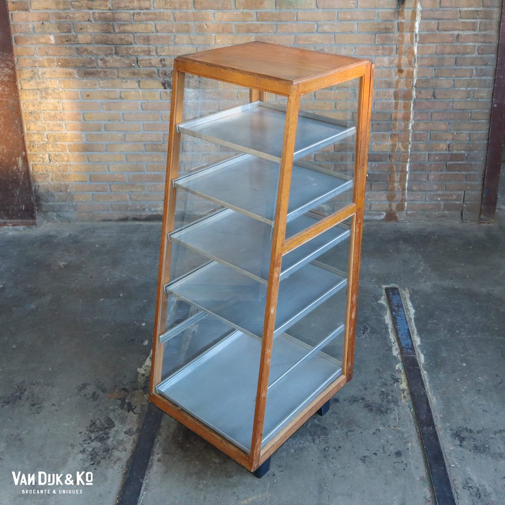 Vintage bakkers vitrinekast - Afbeelding 2