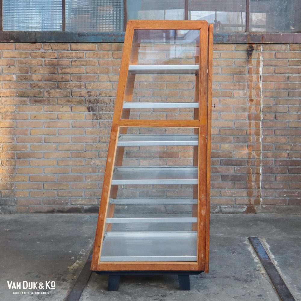 Vintage bakkers vitrinekast - Afbeelding 4