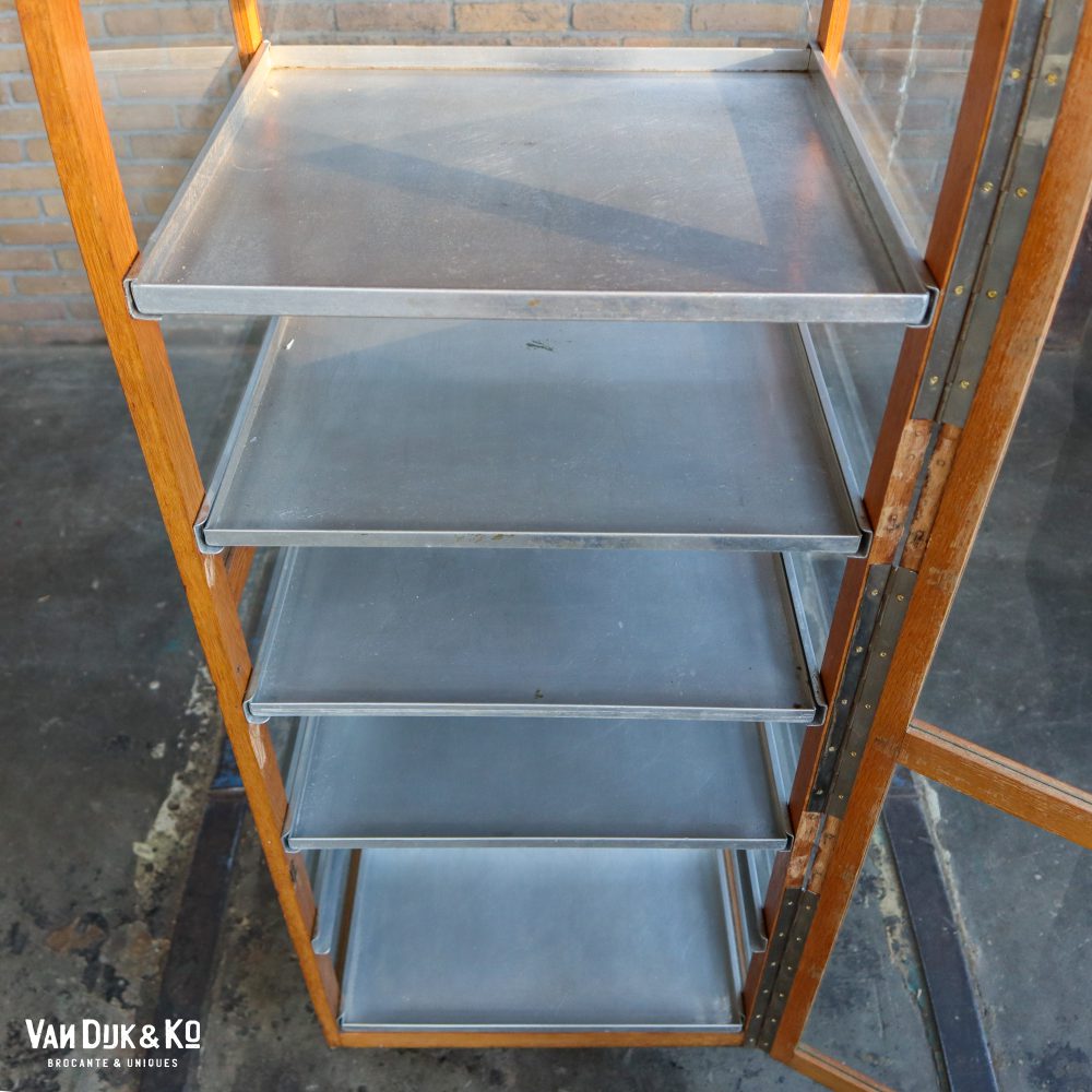 Vintage bakkers vitrinekast - Afbeelding 14