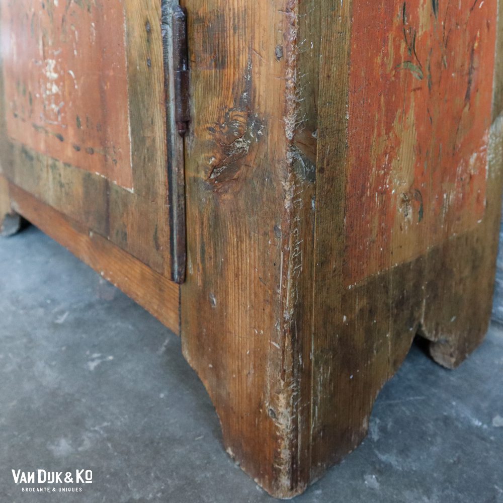 Brocante kastje - handbeschilderd - Afbeelding 12