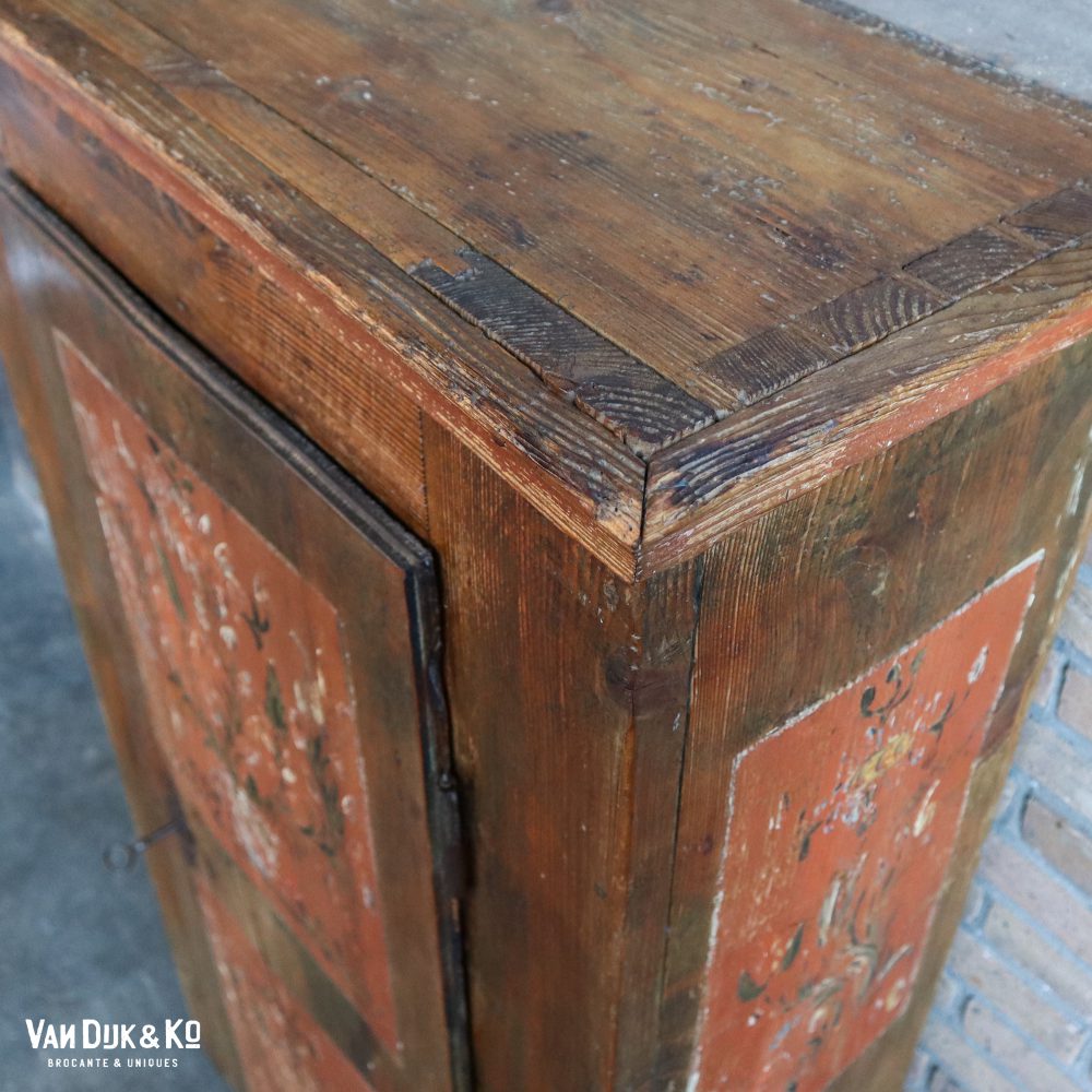 Brocante kastje - handbeschilderd - Afbeelding 6