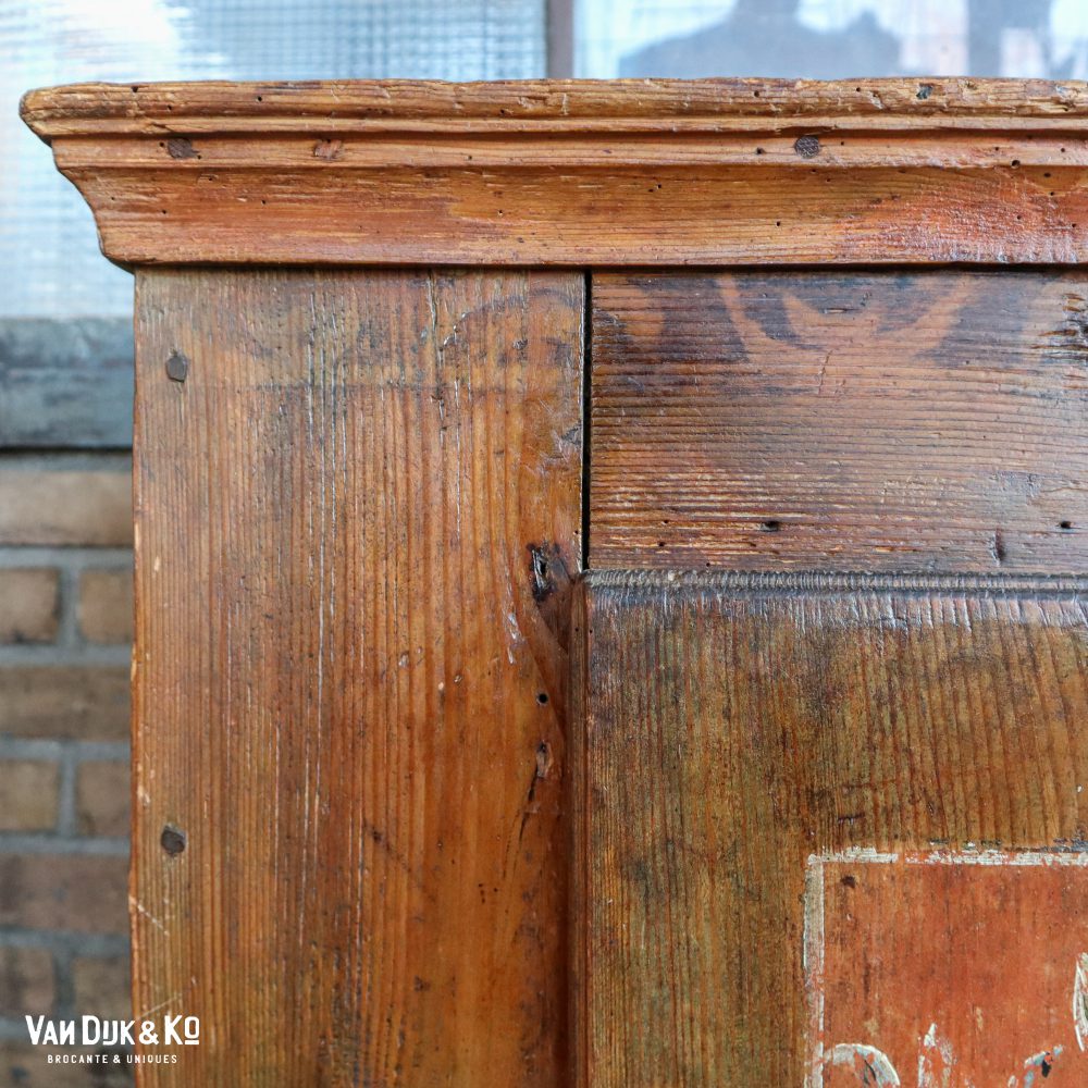 Brocante kastje - handbeschilderd - Afbeelding 8