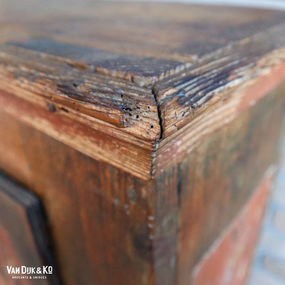 Brocante kastje - handbeschilderd - Afbeelding 5