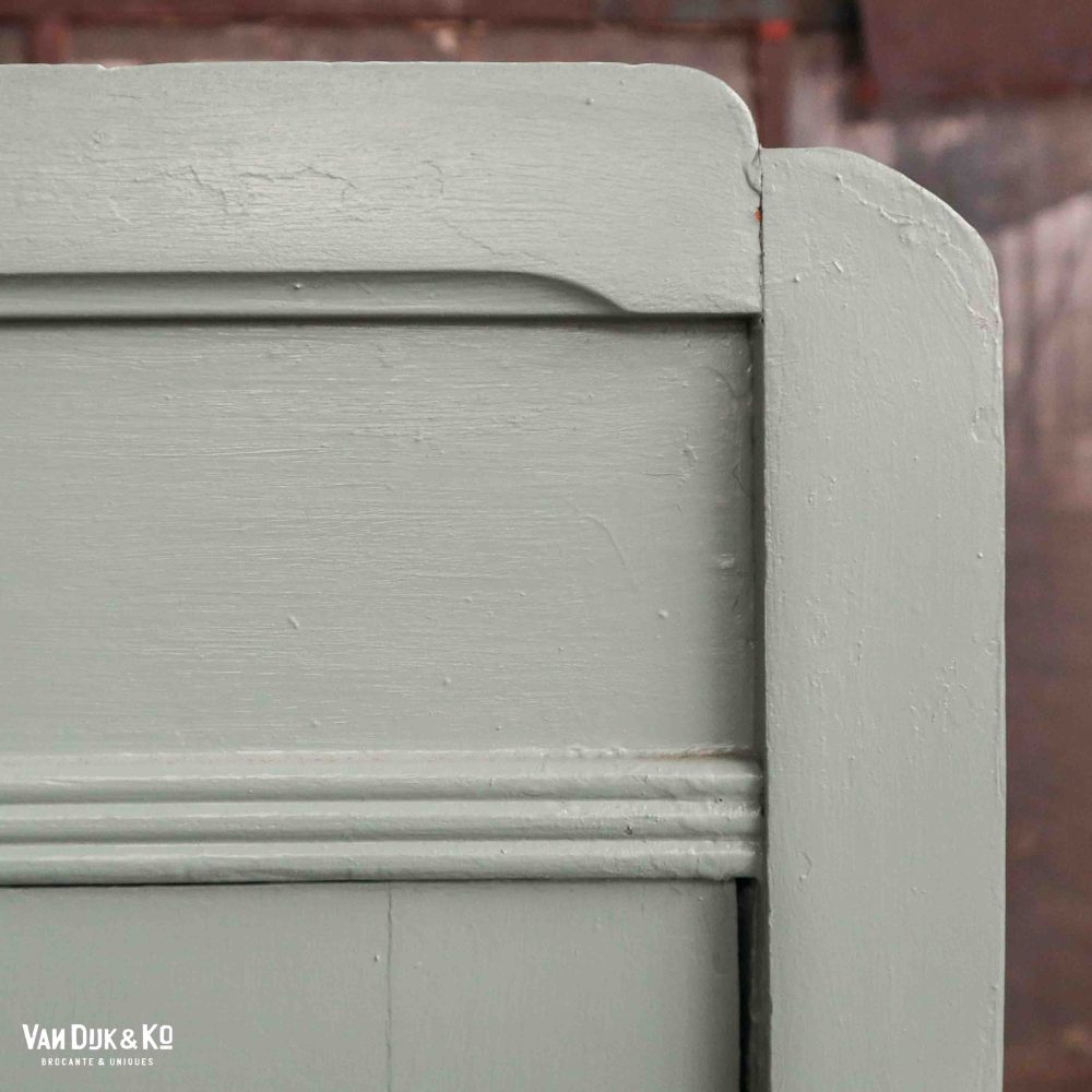 Brocante linnenkast met bloemen - Afbeelding 5