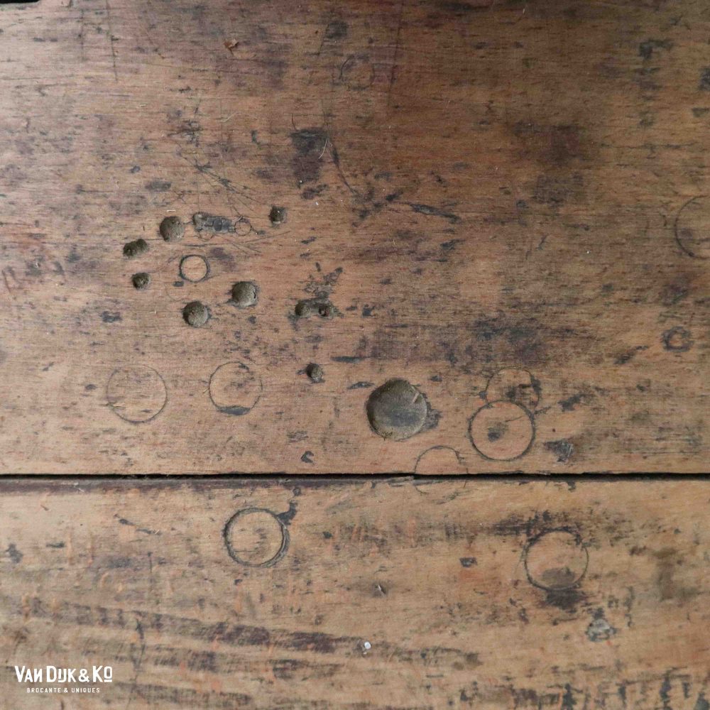 Vintage werkbank met bankschroeven - Afbeelding 8
