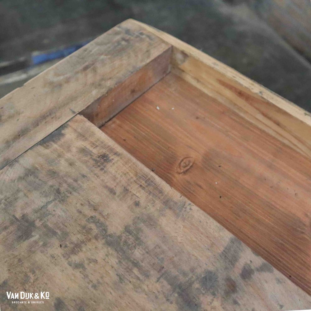 Vintage werkbank met bankschroeven - Afbeelding 7