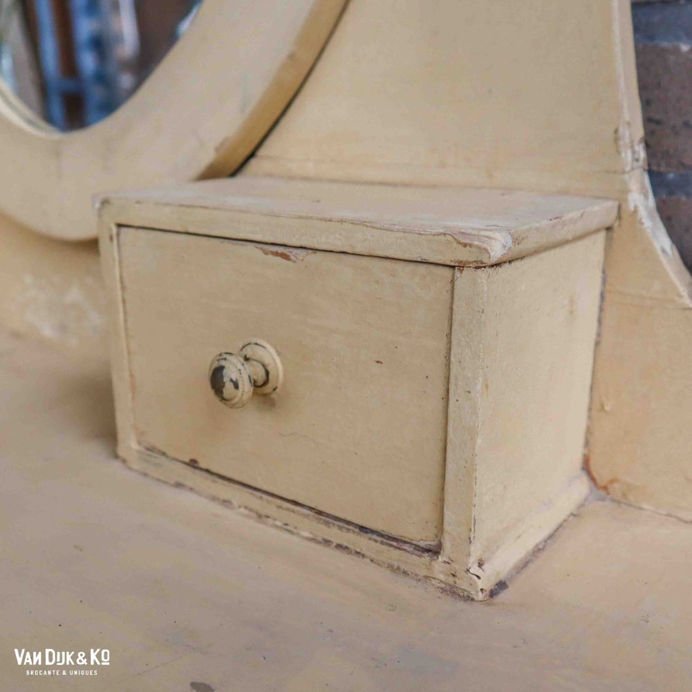 Brocante kaptafel met lades - Afbeelding 5