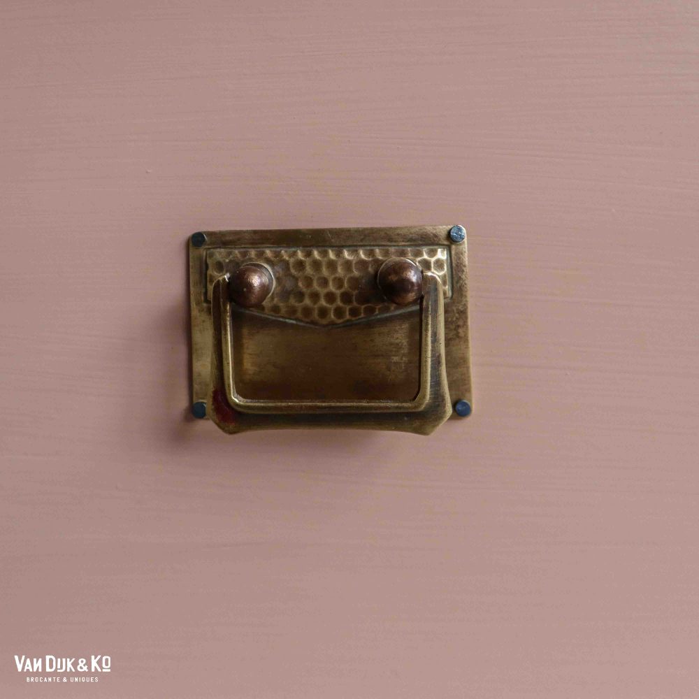 Roze eendeurs vitrinekast - Afbeelding 7