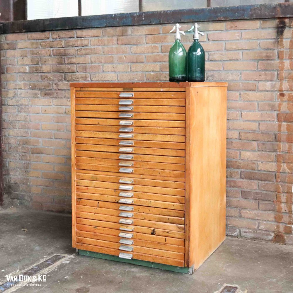 Vintage letterkast - zetkast - Afbeelding 2